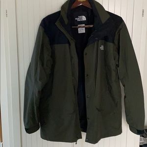 The North Face Olive Ski Jacket Shell